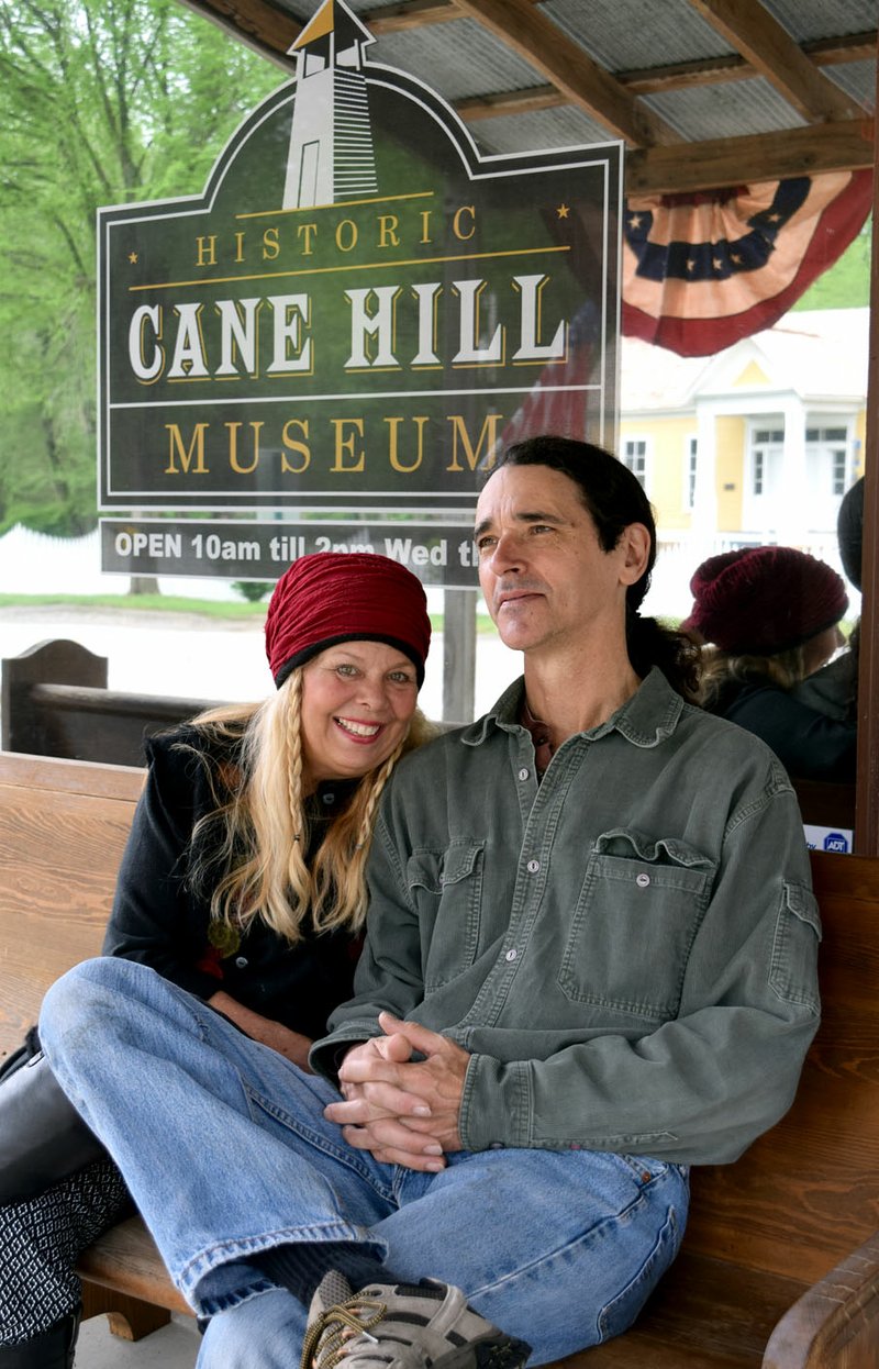 Photo submitted Still on the Hill, comprised of Kelly and Donna Mulhollan received a grant from Historic Cane Hill to write and perform story songs about the community at a series of concerts. They will be performing at the Siloam Springs Public Library from 7 to 8:30 p.m. Friday, March 22.