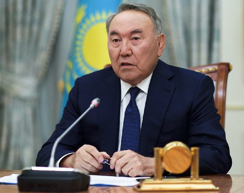 Kazakhstan’s President Nursultan Nazarbayev announces his resignation Tuesday after nearly 30 years in power. 
