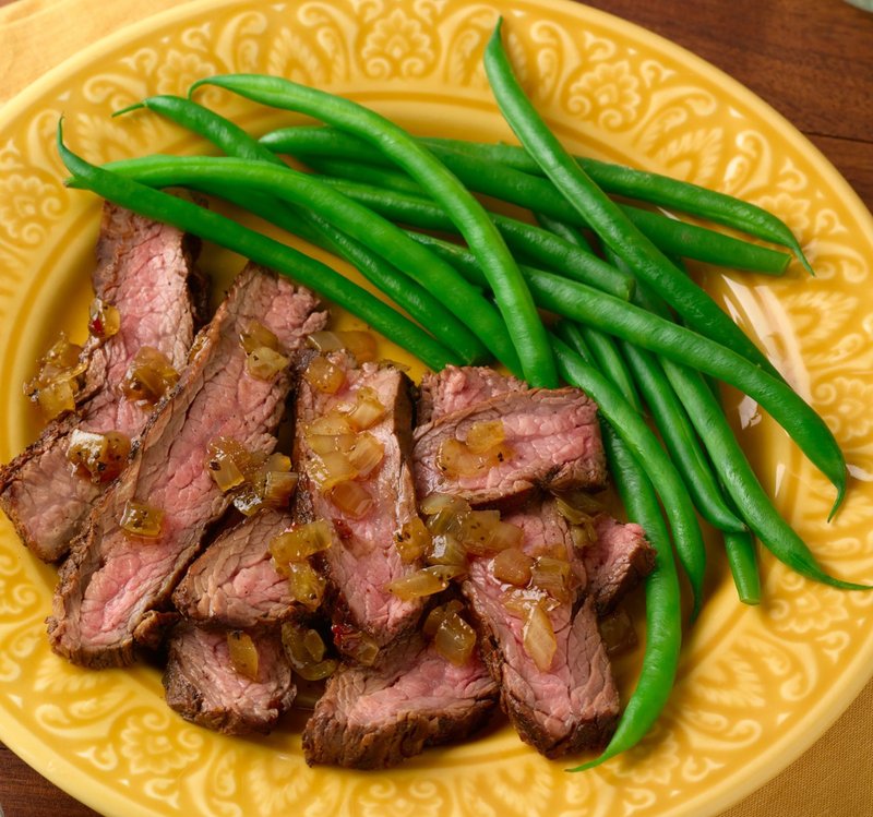 Balsamic Onion Mocha Flank Steak
Courtesy of Cattlemen's Beef Board