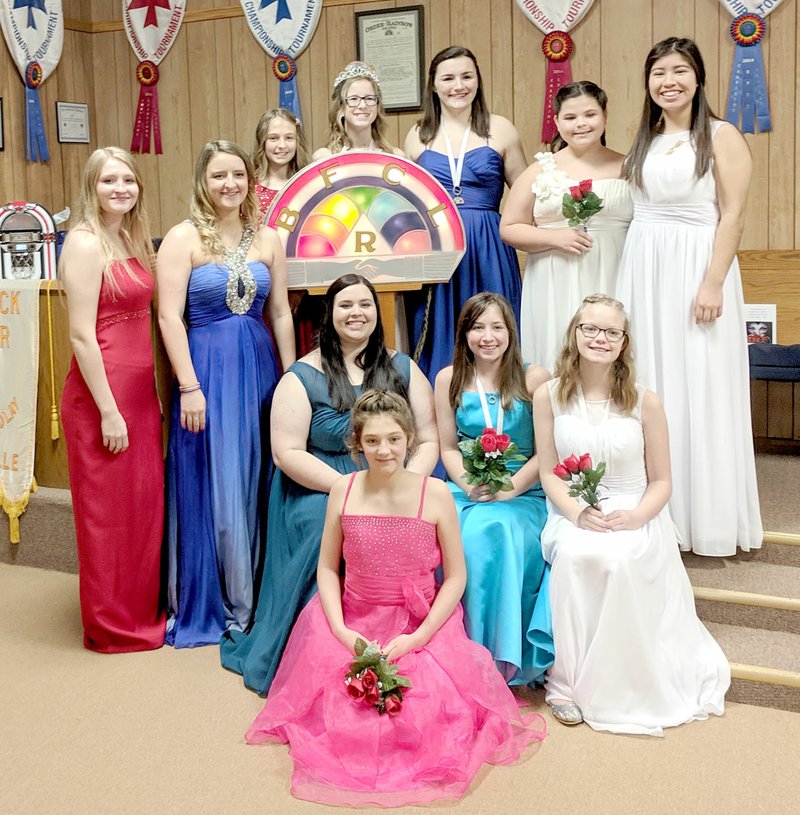 Photo submitted Cheyanne Parrish was installed as Worthy Advisor of Siloam Springs Assembly #11, International Order of the Rainbow for Girls on March 9. She is the daughter of Craig and Cheryl Parrish. Photo submitted A total of 11 members of Siloam Springs Assembly #11, International Order of the Rainbow for Girls took office on March 9, which they will hold until Fall. Officers included are Cheyanne Parish, Worthy Advisor; Tabitha Eiland, Worthy Associate Advisor; Olivia Heald, Charity; Layne Julian, Hope; Lyndee Jones, Faith; Cenzie Johnson, Chaplain; Maddie King, Drill Leader; Alexa Ward, Confidential Observer; Candy Dubon, Outer Observer; and Haylee Trotter, Musician.
