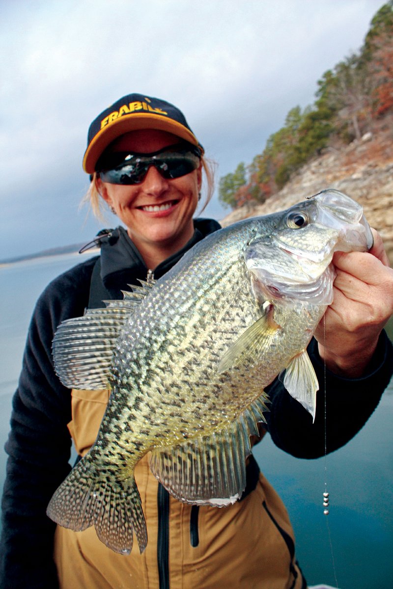 Dena Woerner of Benton caught this beautiful 2-pound crappie on Lake Ouachita.