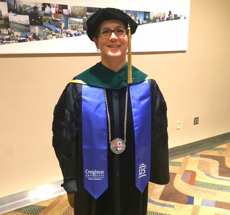 RICK PECK/SPECIAL TO MCDONALD COUNTY PRESS Dr. Amy McGaha currently serves as the chairwoman of the Department of Family Medicine at Creighton University in Omaha, Neb.