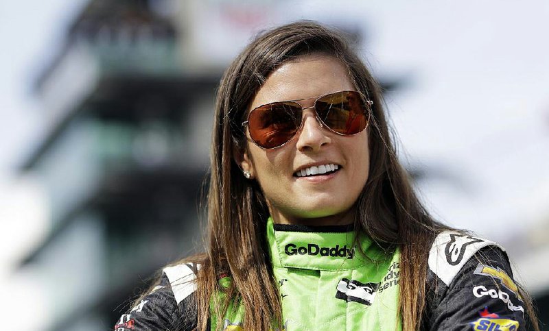 In this May 20, 2018, file photo, Danica Patrick waits during qualifications for the IndyCar Indianapolis 500 auto race at Indianapolis Motor Speedway in Indianapolis. 