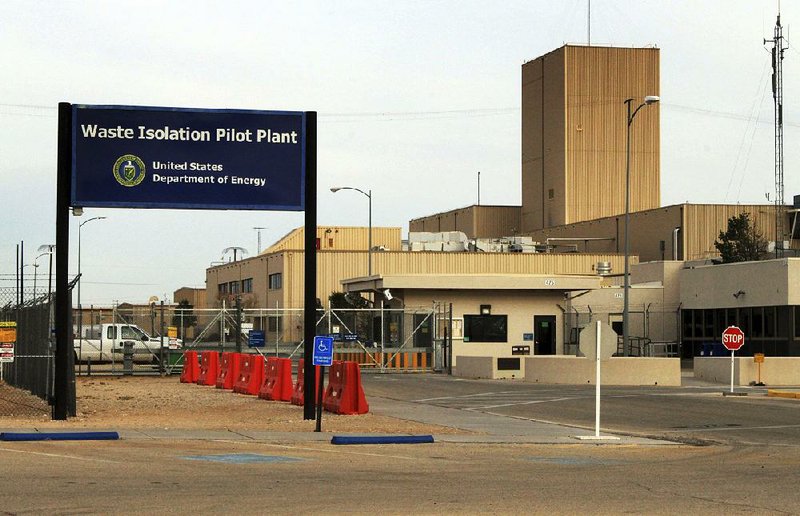 This March 2014 photo shows the Waste Isolation Pilot Plant near Carlsbad, N.M., after it was idled because of a radiation leak. The site has since reopened for shipments of lab coats, gloves and other radiation-contaminated items. 