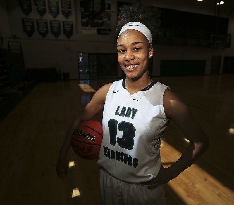 Little Rock Christian senior guard Reagan Bradley led the Lady Warriors to their first state championship in 2018-2019. 