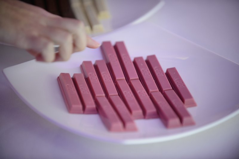 Bloomberg News/AKIO KON Ruby chocolate Kitkats are all the rage in Tokyo. 
