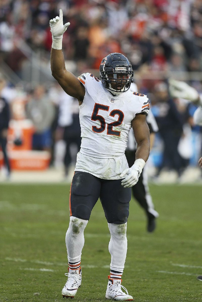 Khalil Mack and the Chicago Bears will open the 2019 NFL season Sept. 5 against the Green Bay Packers.
