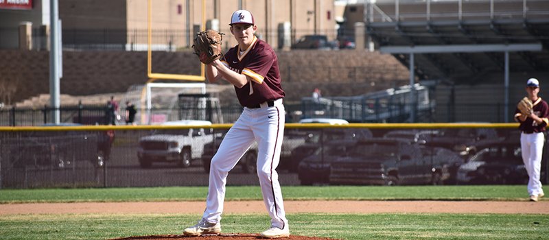 Submitted photo QUICK WORK: Lake Hamilton junior pitcher Garrett Lynch (0) delivers a pitch against J.A. Fair Tuesday afternoon. Lynch struck out all three batters he faced on just nine pitches in his only inning on the mound as the Wolves cruised to a 19-0 win.