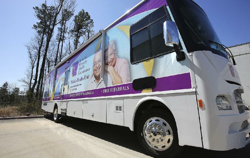 The Arkansas Minority Health Commission’s new mobile health unit will begin traveling around the state beginning in April. 