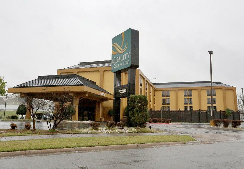 The Quality Inn at 6100 Mitchell Drive in Little Rock is shown in this file photo.