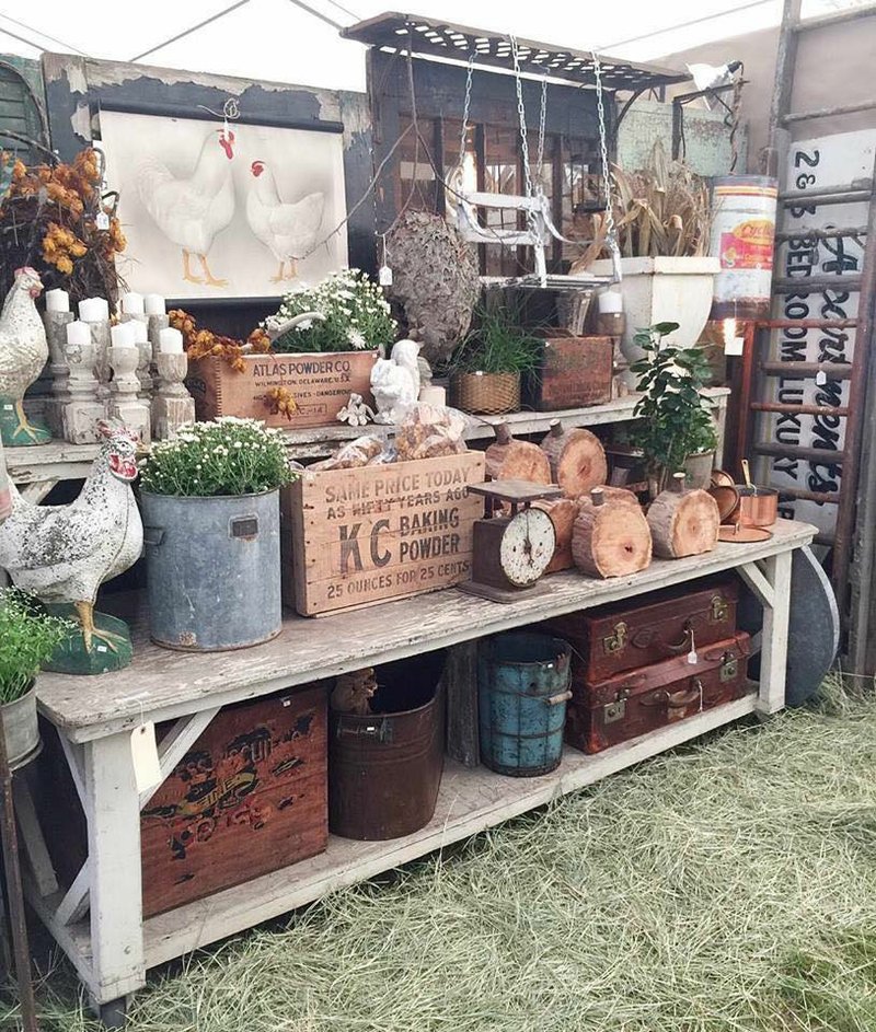 Courtesy Photo "The Vintage Market Days vendors are some of the best in Arkansas, Kansas, Kentucky, Missouri, New Mexico, Oklahoma, Tennessee and Texas," says Tammy Edwards, co-owner with Megan Allen of the 6-year-old Bentonville event.