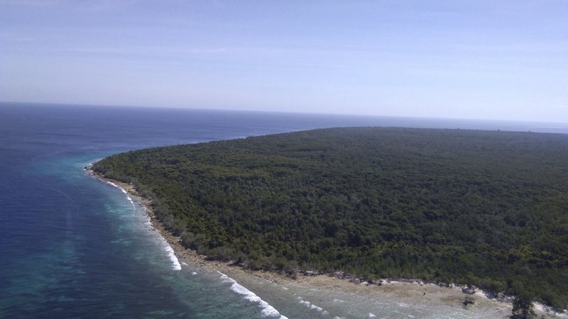 This undated photo provided by Western Mindanao Command (WESMINCOM) Armed Forces of the Philippines Saturday, April 6, 2019, shows the island where an Indonesian hostage held by Muslim militants was rescued by Philippine troops on Friday, April 5 in Sulu province in southern Philippines. Officials said Saturday, an Indonesian hostage swam his way to freedom but another drowned while a Malaysian was shot in the back while escaping. (WESMINCOM Armed Forces of the Philippines via AP)