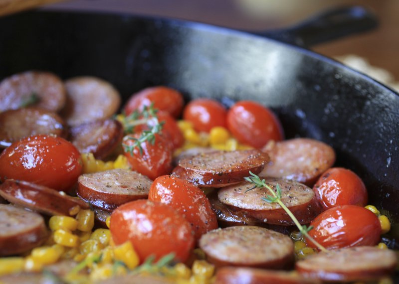 10-Minute Sausage Skillet Photo by Staton Breidenthal (Arkansas Democrat-Gazette)