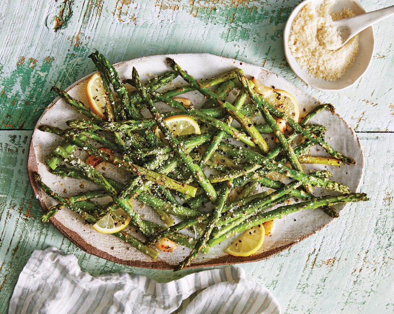 Courtesy of Antonis Achilleos (Oxmoor House) Roasted Asparagus With Lemon, Parmesan and Garlic