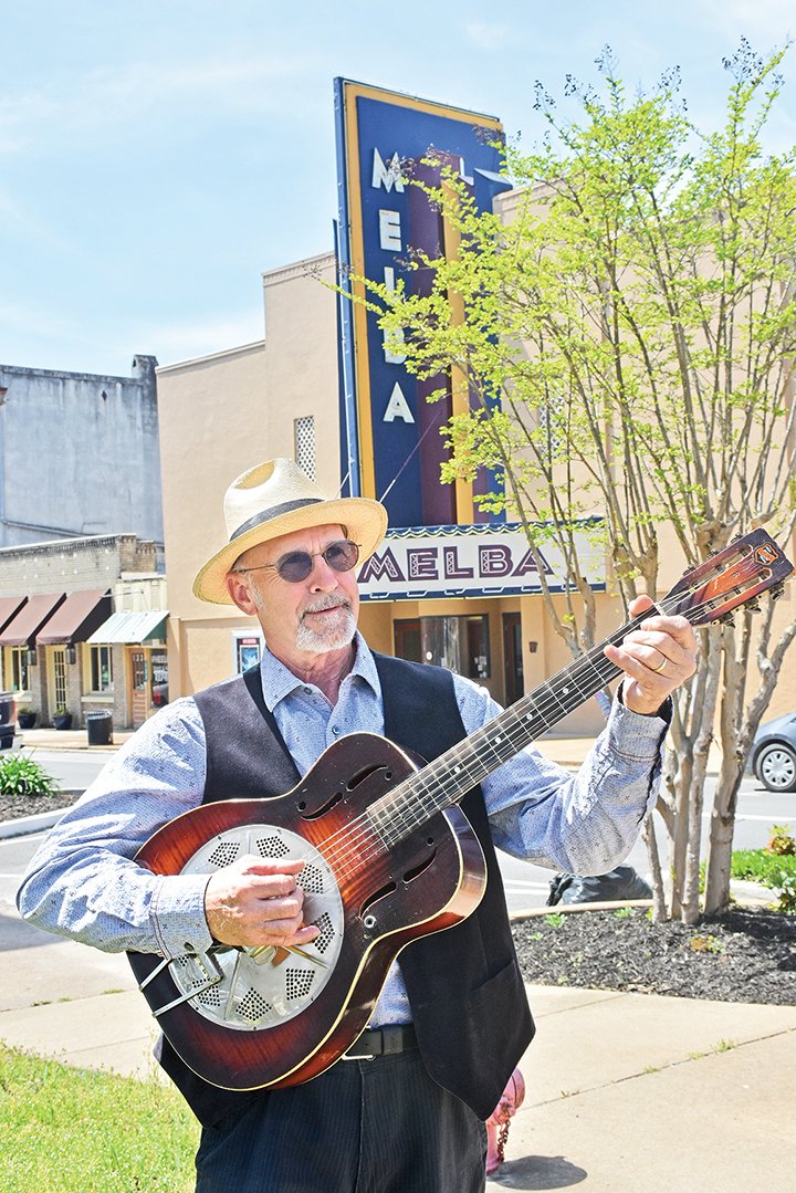 Duane Porterfield of Mountain View, carrying a set of bagpipes, marches in the 2018 Arkansas Folk Festival Parade. The 2019 Folk Festival will take place Friday and Saturday in Mountain View.