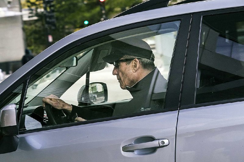 Special counsel Robert Mueller arrives at his office Tuesday in Washington as House Democrats continue to call for a complete, unredacted version of his report on the Russia investigation, including secret grand jury information. The effort appears likely to set in motion a prolonged legal and political battle. 