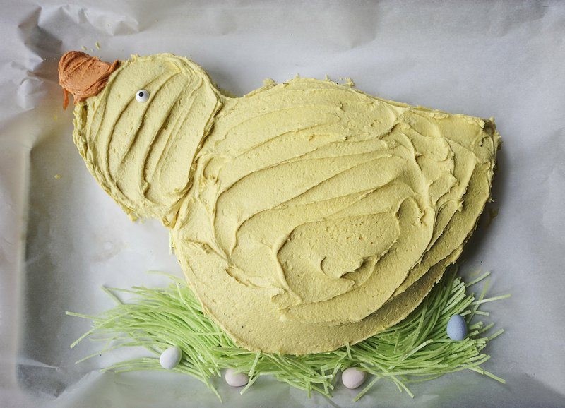 Easter Chick Cake made with Devil's Food Cake and Malted Milk Buttercream
Photo by Mitchell Pe Masilun