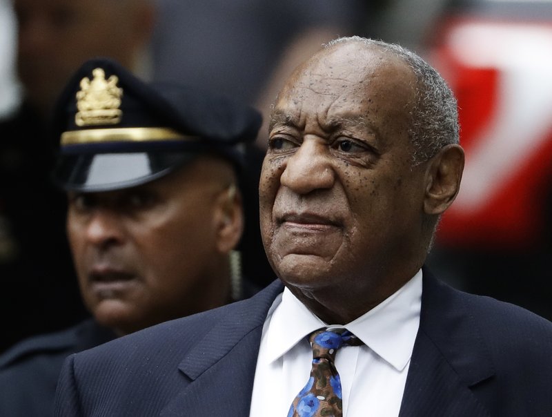 The Associated Press COSBY: In this Sept. 24, 2018, file photo Bill Cosby arrives for his sentencing hearing at the Montgomery County Courthouse in Norristown, Pa. The Imprisoned actor says his insurance company is settling another lawsuit filed by a woman accuser without his permission. In a statement, Cosby accuses American International Group Inc. of "egregious behavior." The 81-year-old is serving a three- to 10-year prison term, after a jury found he sexually assaulted a woman at his home in 2004.