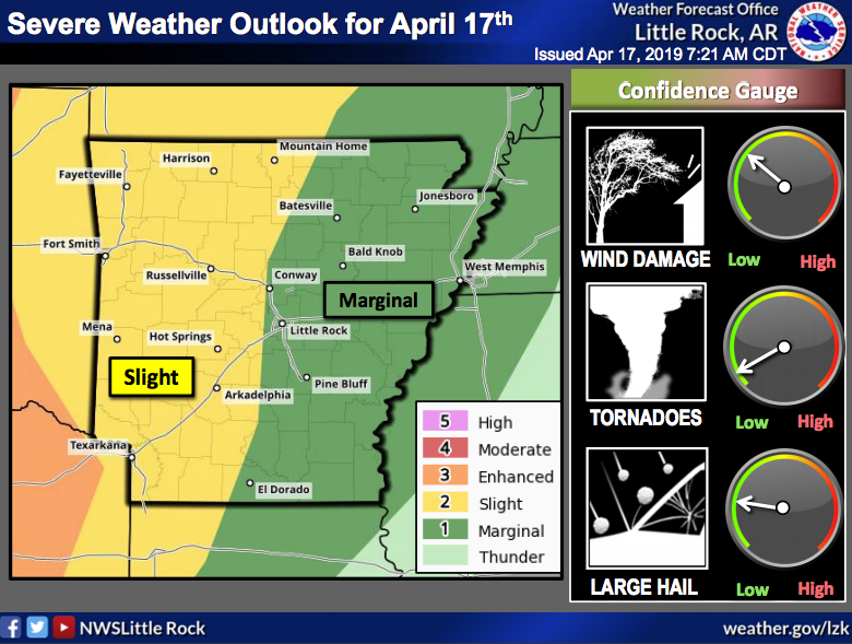 Weather Officials Downgrade Risk Of Severe Storms, Warn Of Flooding In ...