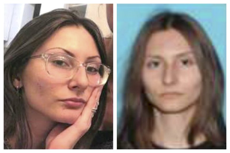 This combination of undated photos released by the Jefferson County, Colo., Sheriff's Office on Tuesday, April 16, 2019 shows Sol Pais. On Tuesday authorities said they are looking pais, suspected of making threats on Columbine High School, just days before the 20th anniversary of a mass shooting that killed 13 people. (Jefferson County Sheriff's Office via AP)