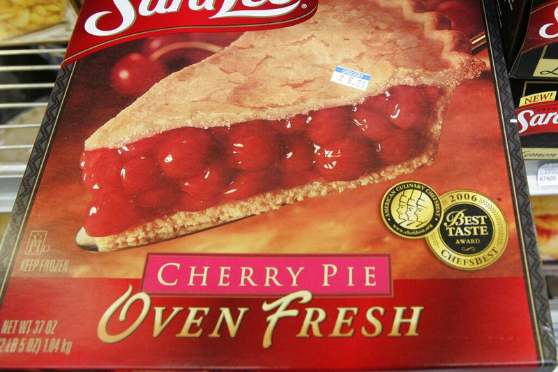 This Monday, Feb. 2, 2009 file photo shows a frozen cherry pie in a store's freezer in Palo Alto, Calif. In 2019, the Food and Drug Administration is preparing to propose getting rid of a federal standard for frozen cherry pie, which say the products must be at least 25% cherries by weight. (AP Photo/Paul Sakuma)