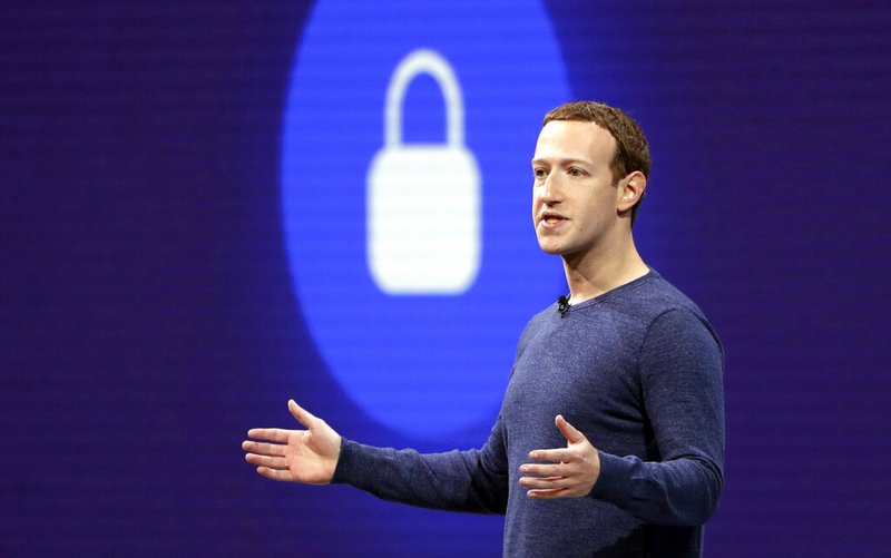 In this May 1, 2018, file photo, Facebook CEO Mark Zuckerberg delivers the keynote speech at F8, Facebook's developer conference, in San Jose, Calif. Federal regulators are reportedly considering seeking some kind of oversight over Mark Zuckerberg's leadership of Facebook over the social network giant's mishandling of users' personal information. The Washington Post reported Friday, April 19, 2019 that discussions between Facebook and Federal Trade Commission officials about its data-handing lapses have touched on holding the CEO personally accountable. Zuckerberg controls a majority of Facebook's voting stock. (AP Photo/Marcio Jose Sanchez, File)