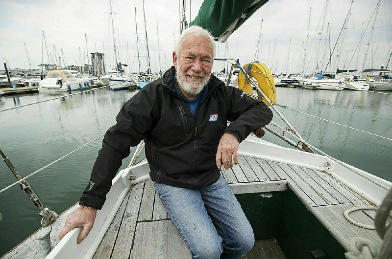 Monday marks the 50th anniversary of Sir Robin Knox-Johnston becoming the first man to sail alone around the world nonstop. Sailing aboard the 32-foot Suhaili (shown in photo), the trip took 312 days. Knox-Johnston, a merchant seaman, navigated his way around the globe the old-fashioned way, using only a sextant. 