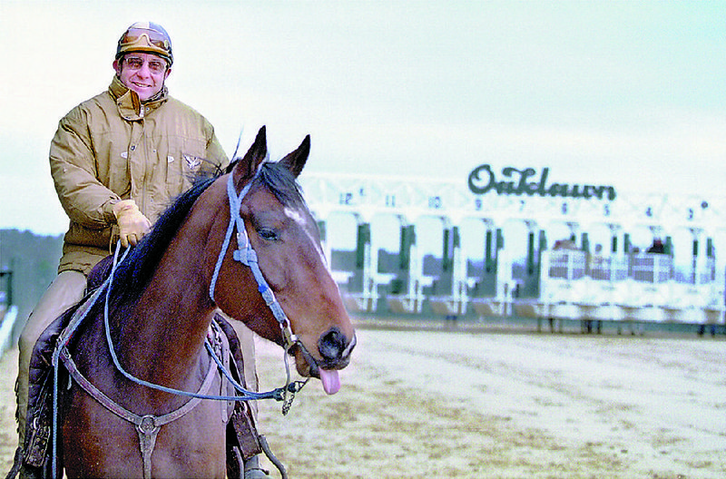 Trainer Burl McBride is shown in this photo.