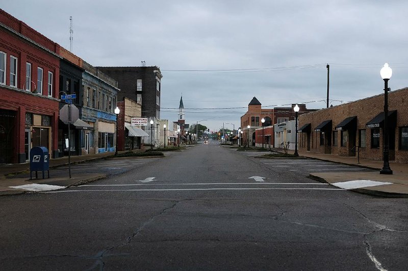 All is quiet in downtown Hope on a recent day. While the town has produced a number of famous people, no one can really explain what makes it special.