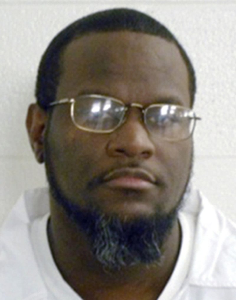 This undated file photo provided by the Arkansas Department of Correction shows death-row inmate Kenneth Williams, one of four convicted murderers the state executed in 2017. A federal lawsuit filed by death row inmates has renewed a court fight over whether the sedative Arkansas uses for lethal injections causes torturous executions, two years after the state raced to put eight convicted killers, including Williams, to death in 11 days before its batch expired. The state carried out four executions after the other four were halted by court rulings. Arkansas recently expanded the secrecy surrounding its lethal injection drug sources, and the case heading to trial Tuesday, April 23, 2019 could impact its efforts to restart executions that had been on hold due to supply. (Arkansas Department of Correction via AP, File)