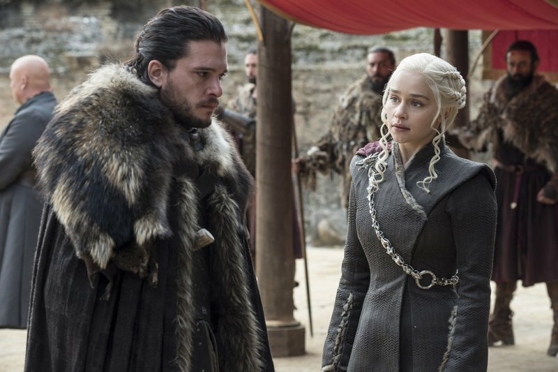 Kit Harington and Emilia Clarke are among the cast of HBO’s Game of Thrones. The series has loads of fans, but there is a safe space for those who have chosen, for whatever reason, not to watch the show. Photo via HBO
