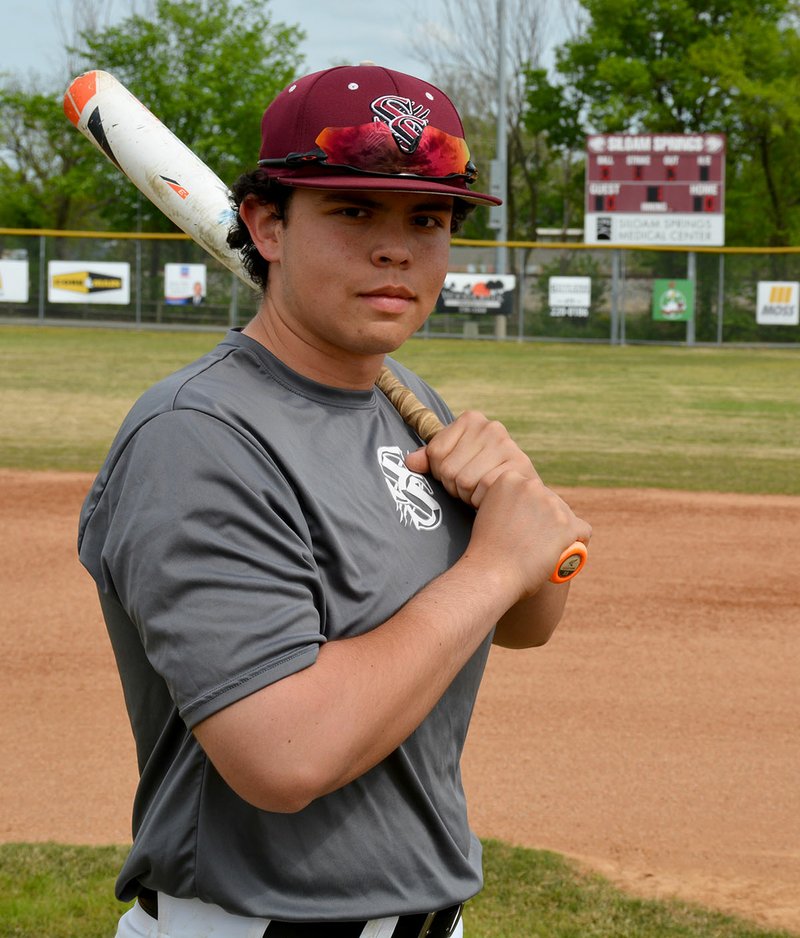 Graham Thomas/Herald-Leader Siloam Springs senior first baseman A.J. Serrano is among the team leaders in most offensive categories.