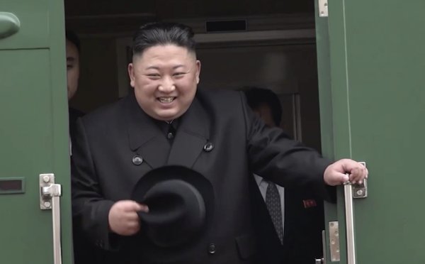 An upbeat Kim arrives in Russia, ready for his Putin summit