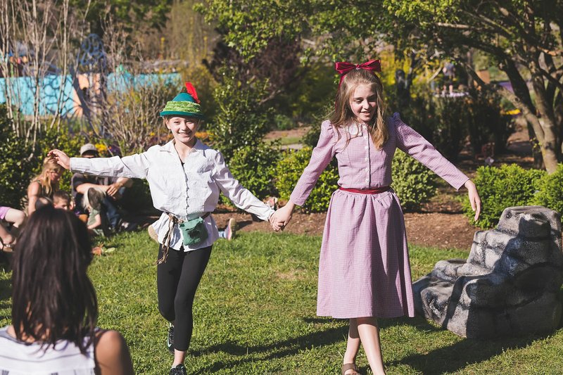 Photo courtesy Capture Me Photography by Nicole Arts Live actors will present "The Wizard of Oz," "Alice In Wonderland," "Tom Sawyer" and "Peggy the Pirate" Saturday at the Botanical Garden of the Ozarks, with a sneak peek of "Junie B. Jones: The Musical" wrapping up the event.