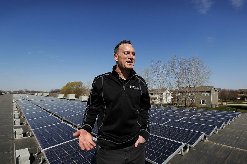 Todd Miller, owner of a solar installation company in Ankeny, Iowa, says new alternative-energy legislation in the state has caused him “a lot of sleepless nights.” 
