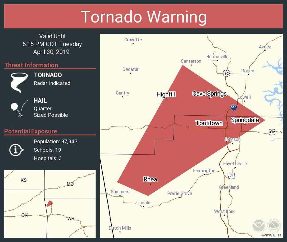 Threat of severe weather continues in Northwest Arkansas