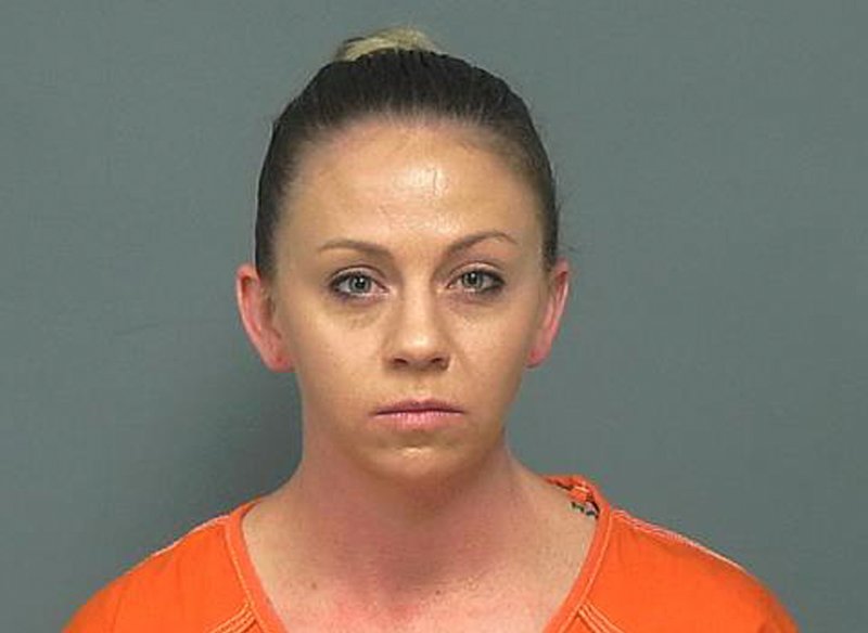 This file photo provided by the Mesquite Police Department shows Amber Guyger, taken Friday, Nov. 30, 2018. (Mesquite Police Department via AP)