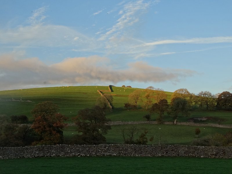 The setting sun threw light on a low fell west of Burnsall in the Yorkshire Dales. Photo by Dave Hage via Star Tribune (TNS)