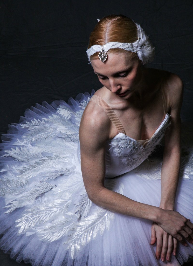 Amanda Sewell splits the role of Odette in Act II of Swan Lake as part of Forte, Ballet Arkansas' 40th season finale, this weekend at the University of Arkansas-Pulaski Technical College in North Little Rock.
