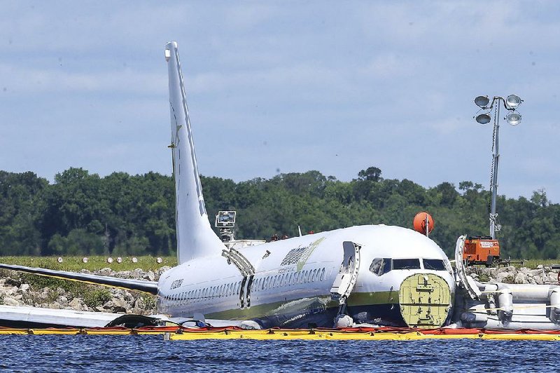 Military charter crash lands in Florida The Arkansas Democrat