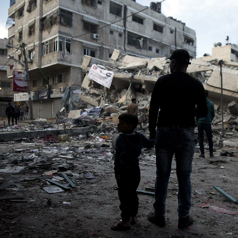 Israel-Gaza air war flares