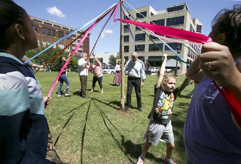 Maypole dancing will be part of the fun at the Historic Arkansas Museum’s annual Territorial Fair on Saturday. 
