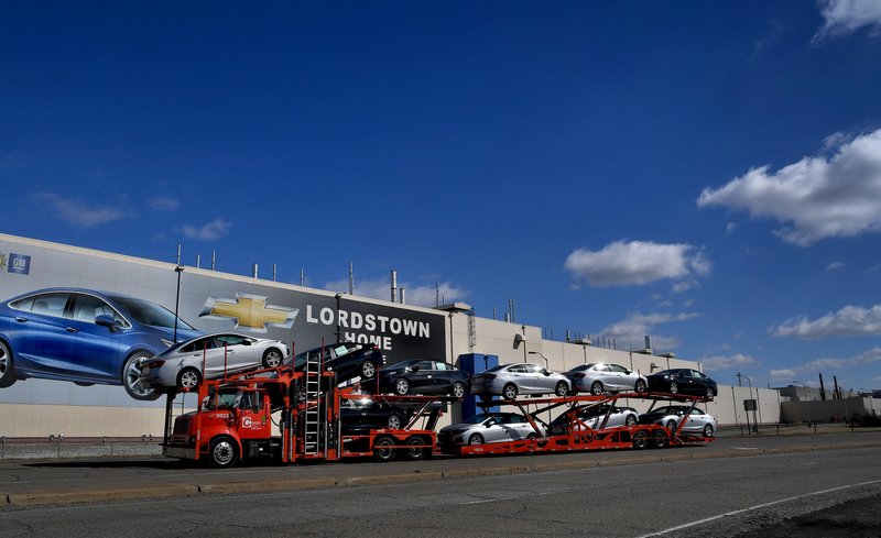 The General Motors auto factory in Lordstown, Ohio, once made the Chevy Cruze. Washington Post photo by Michael S. Williamson.