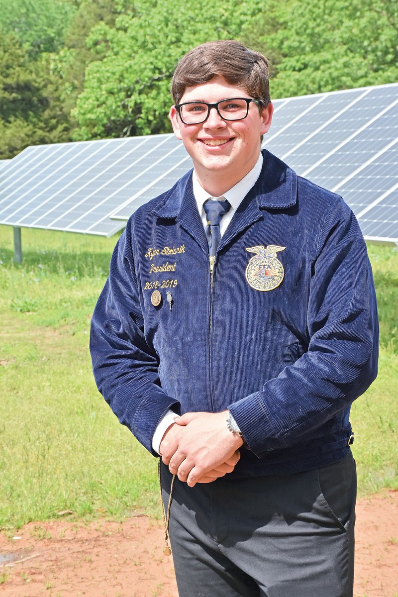 Kyler Stolarik of Batesville is the new Arkansas FFA state vice president for the Eastern District. Stolarik, who graduates this year, has been involved in FFA at Batesville High School for five years, having taken his first agriculture class when he was in the eighth grade.