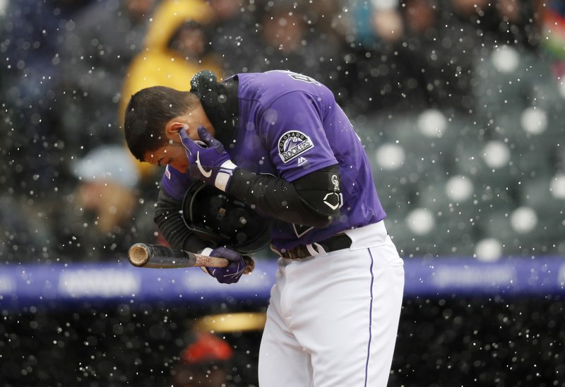 Arenado hits No. 34 in Rockies' 7-1 loss to Brewers - Sentinel