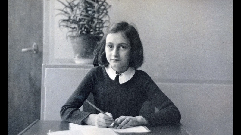 Anne Frank, from the exhibit "Anne Frank: A Private Photo Album" (Courtesy of the Anne Frank Center for Mutual Respect)
