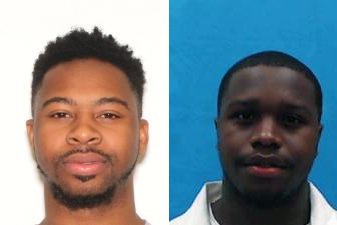 Dominique Davante Alderson, left, and Savionne Sharvon Marbray, right, are wanted on active warrants for aggravated assault, first-degree terroristic threatening and an enhanced penalty for felony with a firearm.