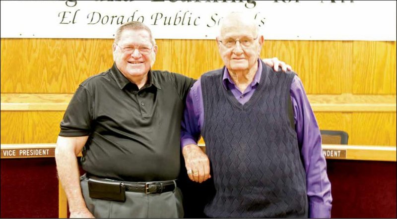 Graduates: Veterans Roy Harbour and Rudolph Nelson will be recognized at the El Dorado High School graduation on May 20 and will receive their high school diplomas.