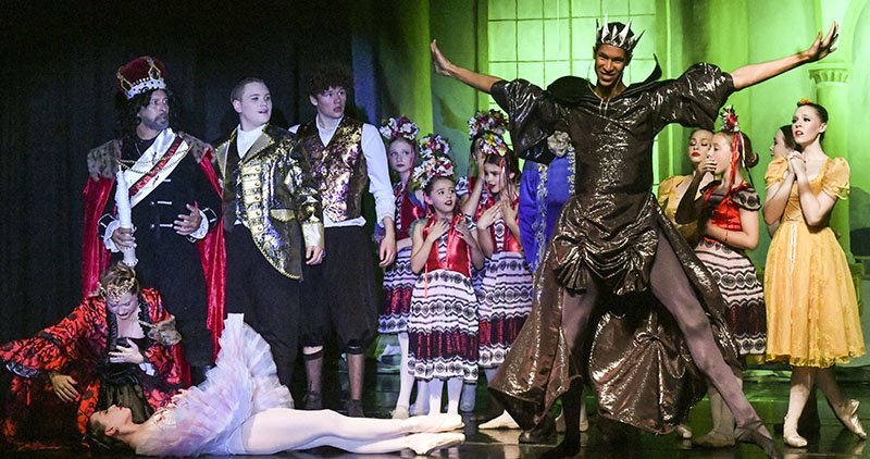 The Sentinel-Record/Grace Brown REHEARSAL: The cast rehearses for "The Sleeping Beauty" earlier this month. The final performances will be Friday and Saturday at LakePointe Church.