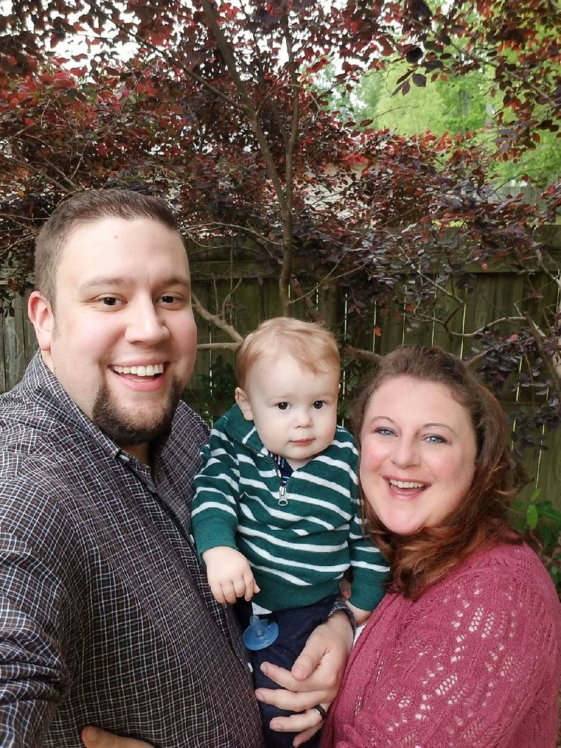 Melissa and Justin Carter were partners at work and now they’re partners in parenting their son, 14-month-old Lachlan. “I know we are his No. 1 priority in life,” Melissa says. 